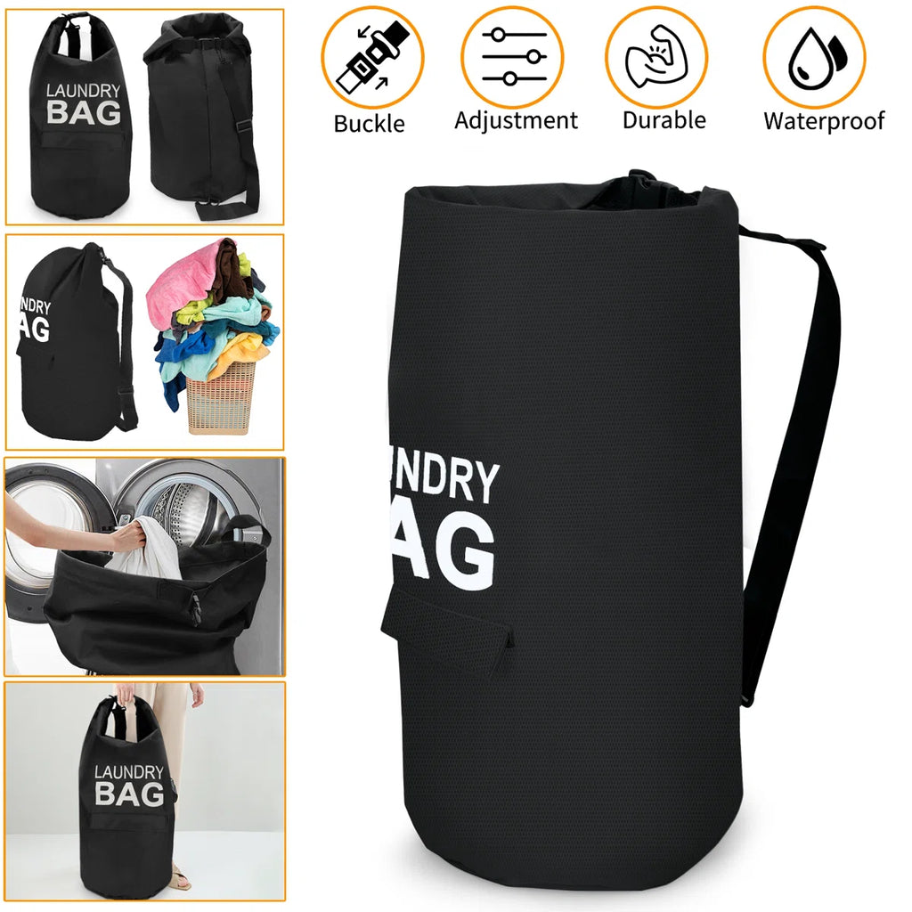 70L Waterproof Laundry Bag Backpack.