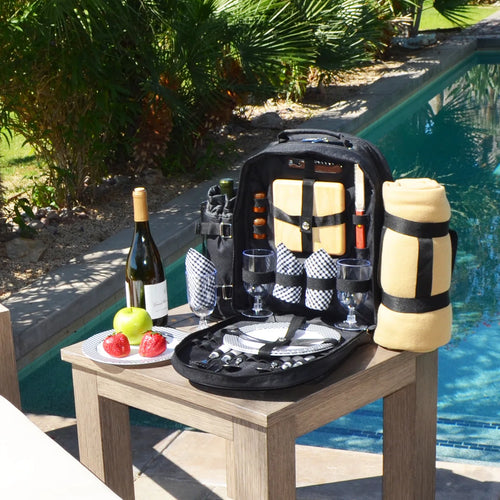 Insulated Picnic Backpack for Two