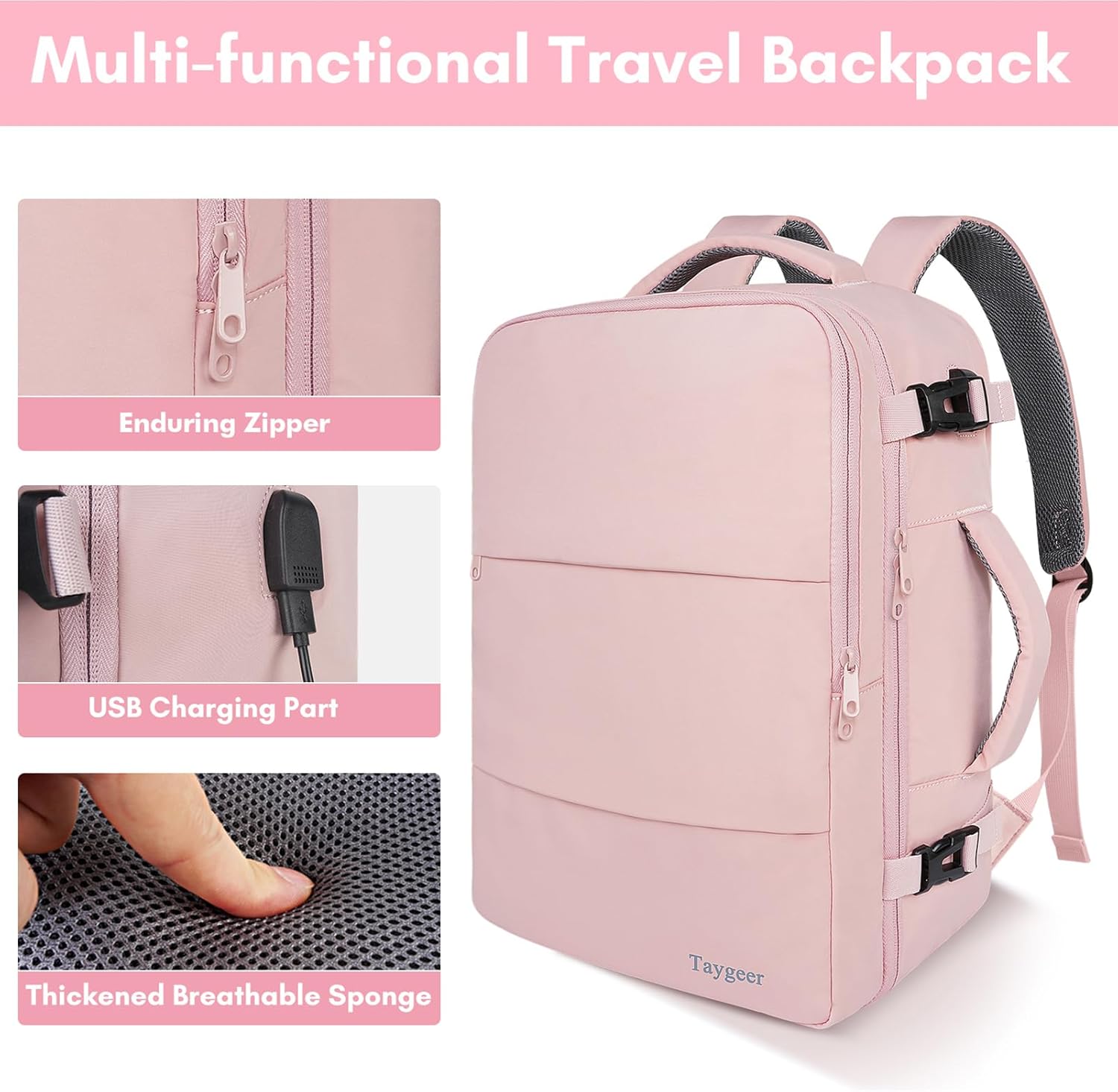 Travel Backpack for Women, Carry On Backpack