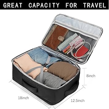 Travel Laptop Backpack, Extra Large High School College Backpacks, Flight Approved Daypack Business Bag Fit 17.3 inch Laptop for Men Women (Black)